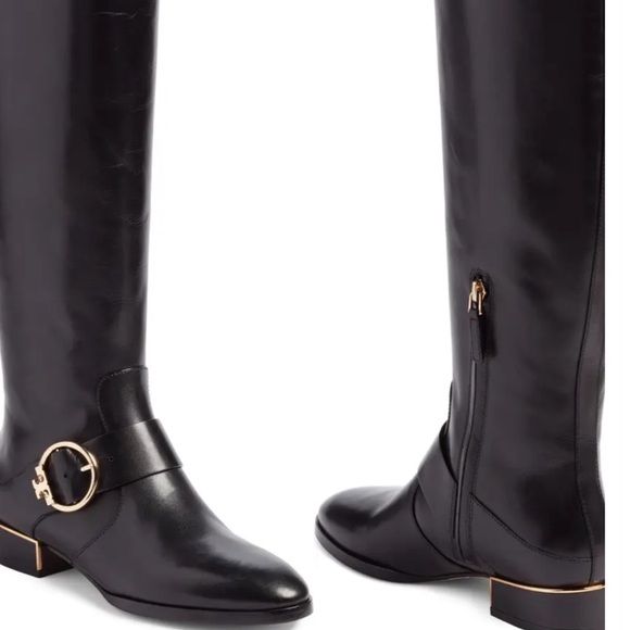 NIB Tory Burch Sofia Riding Boot Leather Riding Boots - Picture 3 of 15